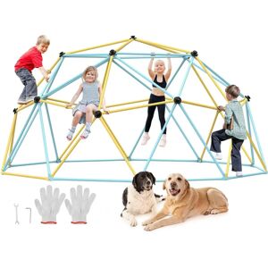 Vevor 12ft Geometric Climbing Dome Jungle Gym for Kids 3-10 Years Vevor 12ft Geometric Climbing Dome Jungle Gym for Kids 3-10 Years