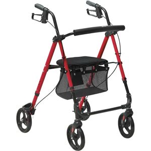 Vevor Rollator Walker for Seniors and Adults - Lightweight Aluminum Foldable Rolling Walker with Adjustable Seat and Handle Vevor Rollator Walker for Seniors and Adults - Lightweight Aluminum Foldable Rolling Walker with Adjustable Seat and Handle