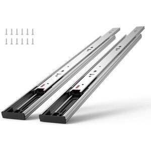 VEVOR Heavy-Duty Drawer Slides - 10 Pairs, 609.6mm, Silent Full Extension VEVOR Heavy-Duty Drawer Slides - 10 Pairs, 609.6mm, Silent Full Extension