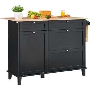 Vevor Wooden Kitchen Island with Sink, 50" - Kitchen Cart Vevor Wooden Kitchen Island with Sink, 50" - Kitchen Cart