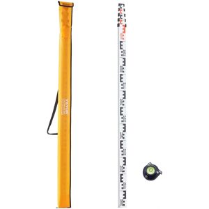 Tige télescopique en aluminium VEVOR - 5M, Double échelle, Niveau, Compacte - Publicité Tige télescopique en aluminium VEVOR - 5M, Double échelle, Niveau, Compacte - Publicité