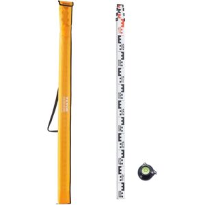 Barre de Mesure VEVOR 4M - Tige Télescopique avec Niveau à Bulle - Publicité Barre de Mesure VEVOR 4M - Tige Télescopique avec Niveau à Bulle - Publicité