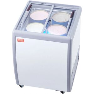 Vevor Vitrine à Glace - Horizontal, 158L, LED, Porte en Verre - Publicité Vevor Vitrine à Glace - Horizontal, 158L, LED, Porte en Verre - Publicité