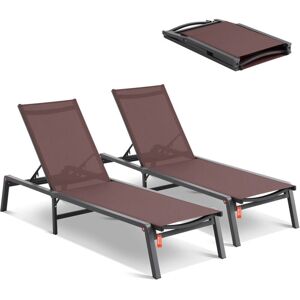 Vevor Aluminum Outdoor Reclining Chair - Adjustable 5 Positions - Patio Relaxation Vevor Aluminum Outdoor Reclining Chair - Adjustable 5 Positions - Patio Relaxation