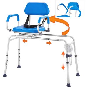 Vevor Transfer Bench - Adjustable, Swivel Seat, Safety Belt - Bath Aid Vevor Transfer Bench - Adjustable, Swivel Seat, Safety Belt - Bath Aid
