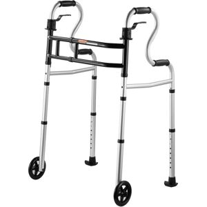 Vevor - Folding Walker - Adjustable Aluminum Support - 450 lbs Vevor - Folding Walker - Adjustable Aluminum Support - 450 lbs
