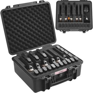 Vevor Black Waterproof Pistol Case for 6 Guns - Lockable Hard Gun Box Vevor Black Waterproof Pistol Case for 6 Guns - Lockable Hard Gun Box
