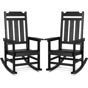 Vevor Porch Rocker 2-piece HIPS Outdoor Chair - Support 400 lbs Vevor Porch Rocker 2-piece HIPS Outdoor Chair - Support 400 lbs