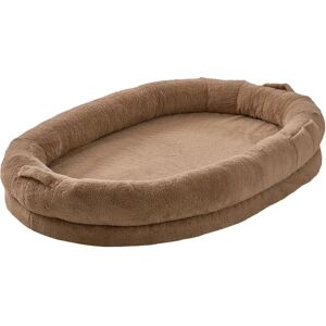 Succebuy Human Dog Bed - Orthopedic Faux Rabbit Fur - Brown Succebuy Human Dog Bed - Orthopedic Faux Rabbit Fur - Brown