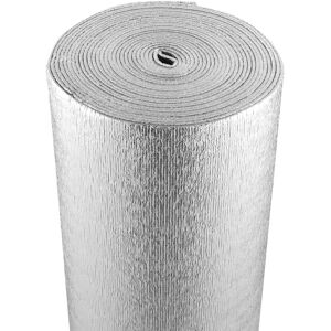Vevor Silver Reflective Insulation Roll - Heat Barrier, 48 in x 50 ft Vevor Silver Reflective Insulation Roll - Heat Barrier, 48 in x 50 ft
