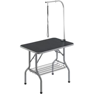VETPET Pet Treatment Table - Stainless Steel, 36x24 in, Black, 80cm H VETPET Pet Treatment Table - Stainless Steel, 36x24 in, Black, 80cm H