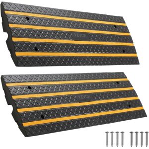 Vevor Rubber Curb Ramp 6.5cm High Load 15T 2 pcs Vevor Rubber Curb Ramp 6.5cm High Load 15T 2 pcs