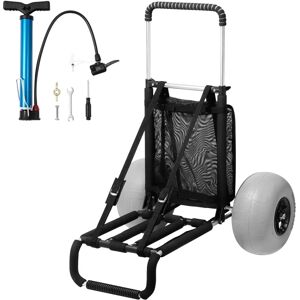 Vevor Beach Dolly - Large Capacity, Foldable, Big Wheels - Sand Terrain Vevor Beach Dolly - Large Capacity, Foldable, Big Wheels - Sand Terrain