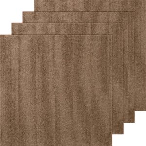 Vevor 10pcs Carpet Tile - Self-Adhesive, 18x18 inch, Dark Brown Vevor 10pcs Carpet Tile - Self-Adhesive, 18x18 inch, Dark Brown