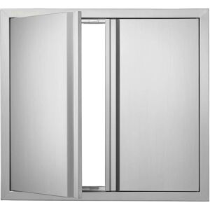 Vevor Stainless Steel Outdoor Kitchen BBQ Island Access Door 660x610 mm Vevor Stainless Steel Outdoor Kitchen BBQ Island Access Door 660x610 mm