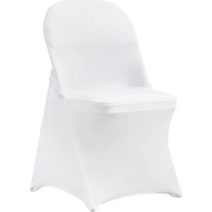 Vevor White Stretch Spandex Folding Chair Cover - Wedding & Event Vevor White Stretch Spandex Folding Chair Cover - Wedding & Event