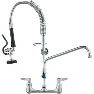 VEVOR Wall Mount Kitchen Sink Faucet with Pre-Rinse Sprayer VEVOR Wall Mount Kitchen Sink Faucet with Pre-Rinse Sprayer