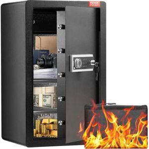 Succebuy Coffre en Acier - 4 Cu.Ft, Noir, Verrouillage à Clé & Code - Publicité Succebuy Coffre en Acier - 4 Cu.Ft, Noir, Verrouillage à Clé & Code - Publicité