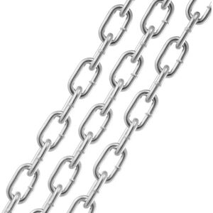 Chaîne en acier au carbone VEVOR - Résistante et galvanisée 7,3mm x 1,8m - Publicité Chaîne en acier au carbone VEVOR - Résistante et galvanisée 7,3mm x 1,8m - Publicité