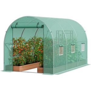 Vevor Galvanized Steel Walk-in Tunnel Greenhouse - 11.3x6.4x6.3 ft Vevor Galvanized Steel Walk-in Tunnel Greenhouse - 11.3x6.4x6.3 ft