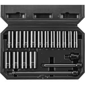 Vevor Jeu de douilles d’impact 3/8" - Ensemble de 18 pièces douilles profondes métriques 8-22mm - Acier allié CR-V à 6 points pour réparation automobile - Publicité Vevor Jeu de douilles d’impact 3/8" - Ensemble de 18 pièces douilles profondes métriques 8-22mm - Acier allié CR-V à 6 points pour réparation automobile - Publicité