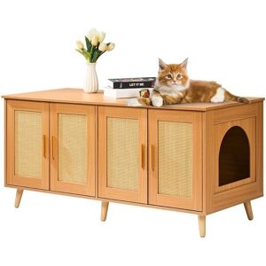 Vevor Cat Litter Box Enclosure - Stylish Hidden Pet Furniture Vevor Cat Litter Box Enclosure - Stylish Hidden Pet Furniture