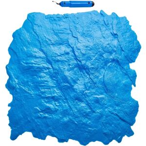 Vevor Concrete Stamps Blue - 18x18 in, Slate Texture, Seamless Mold - Concrete Tools Vevor Concrete Stamps Blue - 18x18 in, Slate Texture, Seamless Mold - Concrete Tools