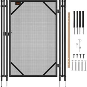 Vevor Black Pool Fence Gate - 4x2.5 Ft, DIY Inground Pool Gate Kit Vevor Black Pool Fence Gate - 4x2.5 Ft, DIY Inground Pool Gate Kit