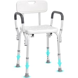Vevor & Succebuy Shower Chair - Adjustable Height Bathroom Seat for Inside Shower & Bathtub Vevor & Succebuy Shower Chair - Adjustable Height Bathroom Seat for Inside Shower & Bathtub