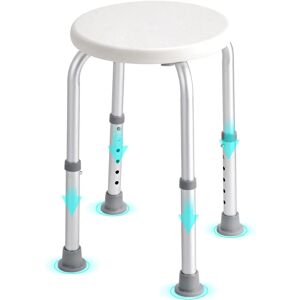 Vevor Shower Chair - Adjustable Height Bathroom Elderly Aid - 300lb Vevor Shower Chair - Adjustable Height Bathroom Elderly Aid - 300lb