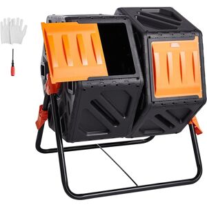 Vevor Compost Bin - 37-Gal Dual Chamber - Weatherproof Garden Tumbler Vevor Compost Bin - 37-Gal Dual Chamber - Weatherproof Garden Tumbler