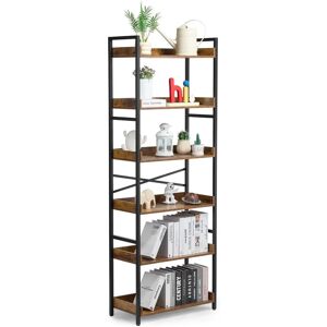 Vevor Metal Bookshelf - 6-Tier Industrial Storage Bookcase Vevor Metal Bookshelf - 6-Tier Industrial Storage Bookcase