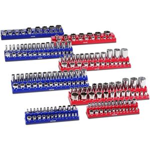 Vevor Magnetisch Steckdosen Organizer Set - Blauw en Rood - Steckdosen Organizer Kit Vevor Magnetisch Steckdosen Organizer Set - Blauw en Rood - Steckdosen Organizer Kit