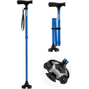 Vevor Adjustable Cane - 8 Levels, 4-Point Base, Foldable - Mobility Support Vevor Adjustable Cane - 8 Levels, 4-Point Base, Foldable - Mobility Support