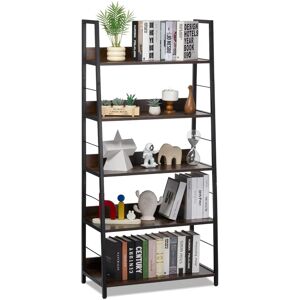 Vevor Metal Bookshelf - 5-Tier Industrial Tall Wide Rustic Storage - Bookshelf Vevor Metal Bookshelf - 5-Tier Industrial Tall Wide Rustic Storage - Bookshelf
