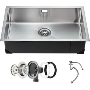 Vevor Fregadero de Cocina de 76cm Empotrado - Fregadero de un Solo Cuenco Vevor Fregadero de Cocina de 76cm Empotrado - Fregadero de un Solo Cuenco