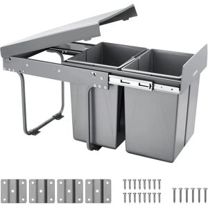 Succebuy Compact Pullout Trash Can - Kitchen Waste Bin Succebuy Compact Pullout Trash Can - Kitchen Waste Bin