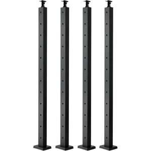 Succebuy Stainless Steel Cable Railing Post - 42x2x2 In - Durable and Easy Install Succebuy Stainless Steel Cable Railing Post - 42x2x2 In - Durable and Easy Install