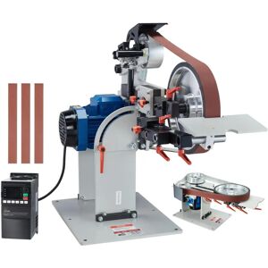 VEVOR Bandschleifer - Variabler Geschwindigkeitsregler 72x2 Zoll, 1500W, 3 Schleifbänder VEVOR Bandschleifer - Variabler Geschwindigkeitsregler 72x2 Zoll, 1500W, 3 Schleifbänder