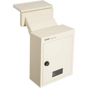 Vevor Heavy Duty Steel Wall-Mounted Drop Box - Beige Vevor Heavy Duty Steel Wall-Mounted Drop Box - Beige