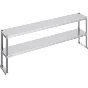 Vevor Double Overshelf - Table de Travail Réglable 12x72 Pouces - Publicité Vevor Double Overshelf - Table de Travail Réglable 12x72 Pouces - Publicité