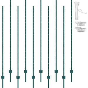 VEBOR Fence Post Heavy Duty Metal Fence Posts - Fence Post VEBOR Fence Post Heavy Duty Metal Fence Posts - Fence Post