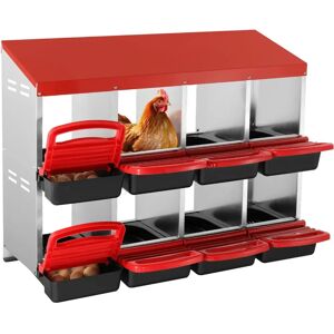 Vevor Chicken Nest Box - 8 Compartments - 30-45 in - Durable & Rustproof Vevor Chicken Nest Box - 8 Compartments - 30-45 in - Durable & Rustproof