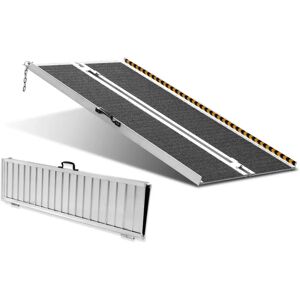 Vevor Portable Wheelchair Ramp - 4 ft, 800 lbs Capacity, Aluminum Foldable Threshold Ramp Vevor Portable Wheelchair Ramp - 4 ft, 800 lbs Capacity, Aluminum Foldable Threshold Ramp