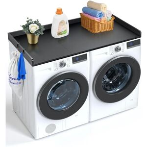 Vevor Washer Dryer Countertop - 54" x 27" Black Wooden Work Surface Vevor Washer Dryer Countertop - 54" x 27" Black Wooden Work Surface