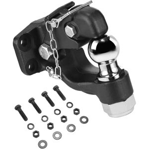 Crochet Pintle Vevor - Capacité 20000 lbs - Attelage de 2 pouces - Pour anneaux lunette 2.5-3 pouces - Publicité Crochet Pintle Vevor - Capacité 20000 lbs - Attelage de 2 pouces - Pour anneaux lunette 2.5-3 pouces - Publicité