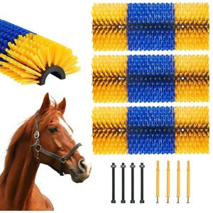 Vevor Livestock Scratching Brush - 3 Pcs, 17.1 x 7.5 in, for Animals Vevor Livestock Scratching Brush - 3 Pcs, 17.1 x 7.5 in, for Animals