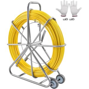 Vevor Fish Tape - Fiberglass, 656 ft, 5/16 in - Fish Tape for Wire Pulling Vevor Fish Tape - Fiberglass, 656 ft, 5/16 in - Fish Tape for Wire Pulling