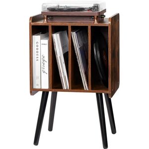 Vevor Record Player Stand - Brown, 2 Tiers, Holds 100 Albums Vevor Record Player Stand - Brown, 2 Tiers, Holds 100 Albums