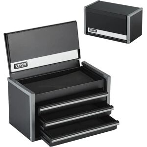 Vevor Metal Tool Box - Compact 3-Drawer Storage - Black Vevor Metal Tool Box - Compact 3-Drawer Storage - Black